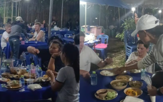 Tourists in Thailand Mistakenly Attend Funeral and Are Fed